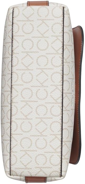 Calvin Klein Millie 2-en-1: Bolso de Hombro con Solapa y Bandolera Convertible