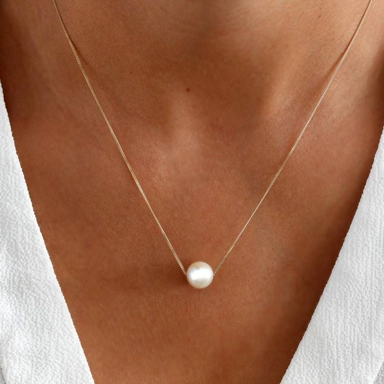 Collar Italia Minimal Pearl by LIRIO