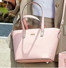 Bolso Crossbody Elim & Paul Rosado - Diseño Mediano Versátil