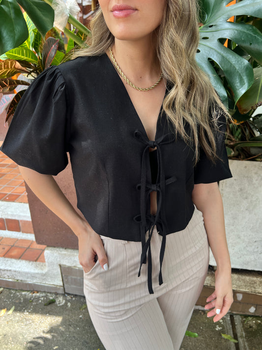 Top By Paola Forero Pauli Negro BPF015