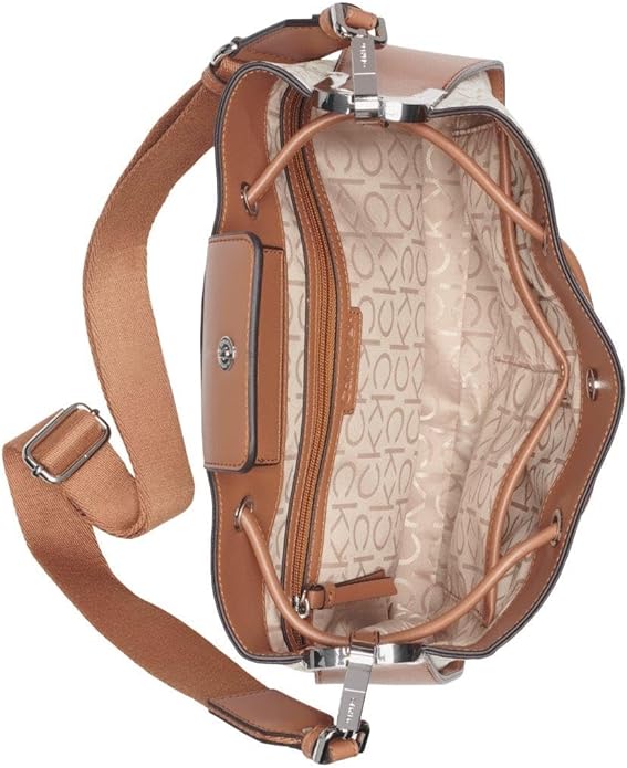 Bolso Hobo Calvin Klein Fay - Edición Monograma Premium