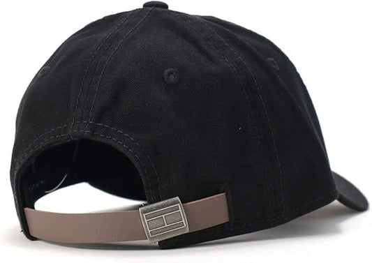 Gorra Tommy Hilfiger Classic Negra: Estilo Americano Icónico en Algodón Premium