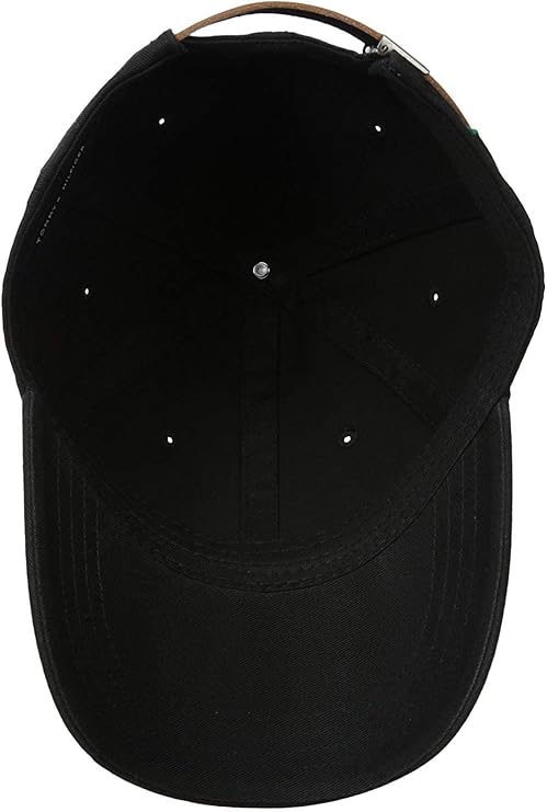 Gorra Tommy Hilfiger Classic Negra: Estilo Americano Icónico en Algodón Premium