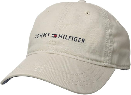 Gorra Tommy Hilfiger Classic Beige: Estilo Americano Icónico en Algodón Premium