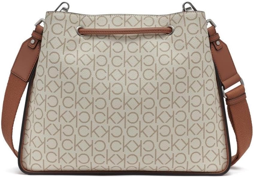 Bolso Hobo Calvin Klein Fay - Edición Monograma Premium