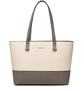 Bolso Tote Elim & Paul Beige con gris  Premium
