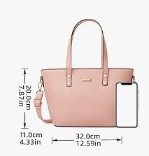 Bolso Crossbody Elim & Paul Rosado - Diseño Mediano Versátil