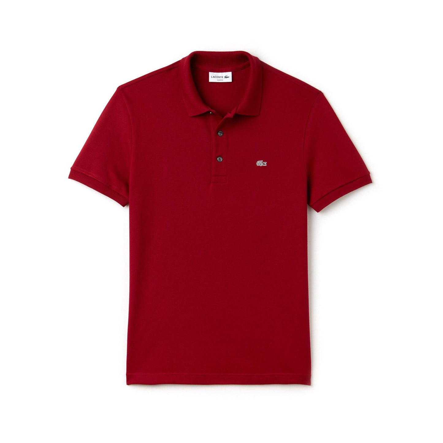 Polo Lacoste Slim Fit – Edición Rojo Burdeos