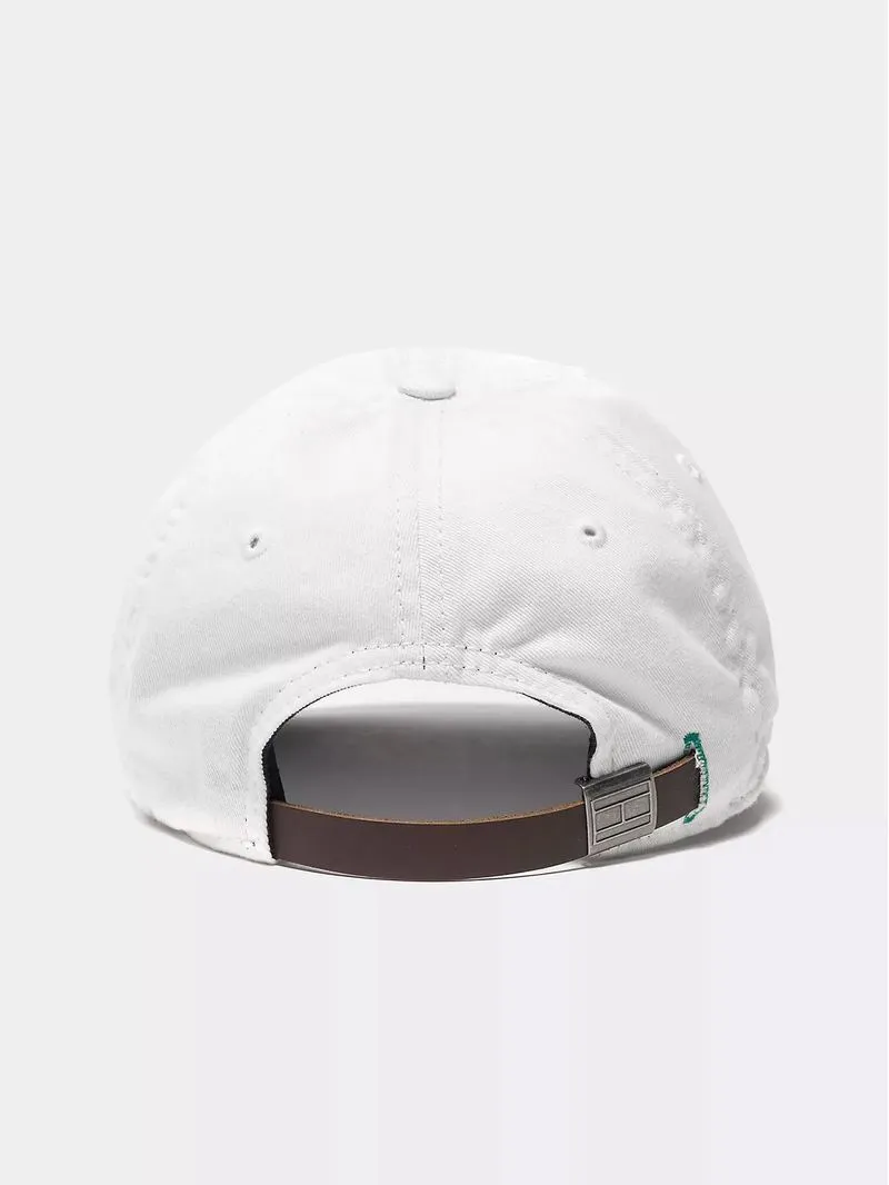 Gorra Tommy Hilfiger Classic Blanca: Estilo Americano Icónico en Algodón Premium