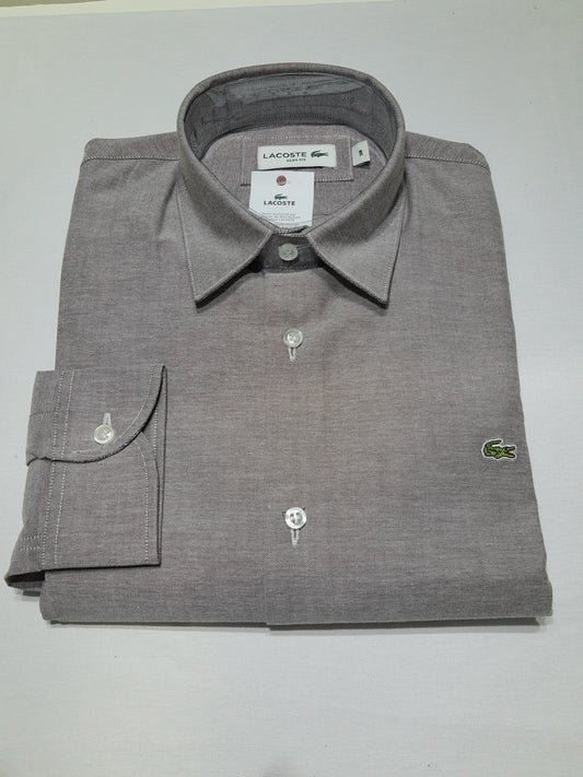 Camisa Lacoste Gris Slim Fit - CH0763