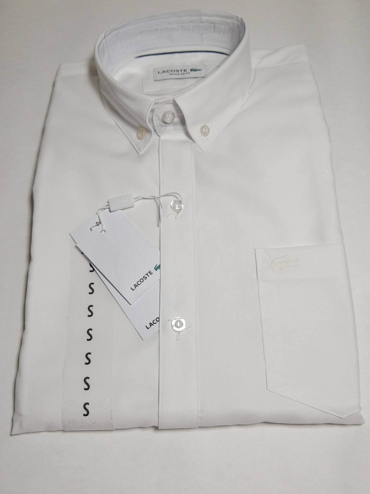 Camisa Lacoste Blanca Regular FIT - CH4861