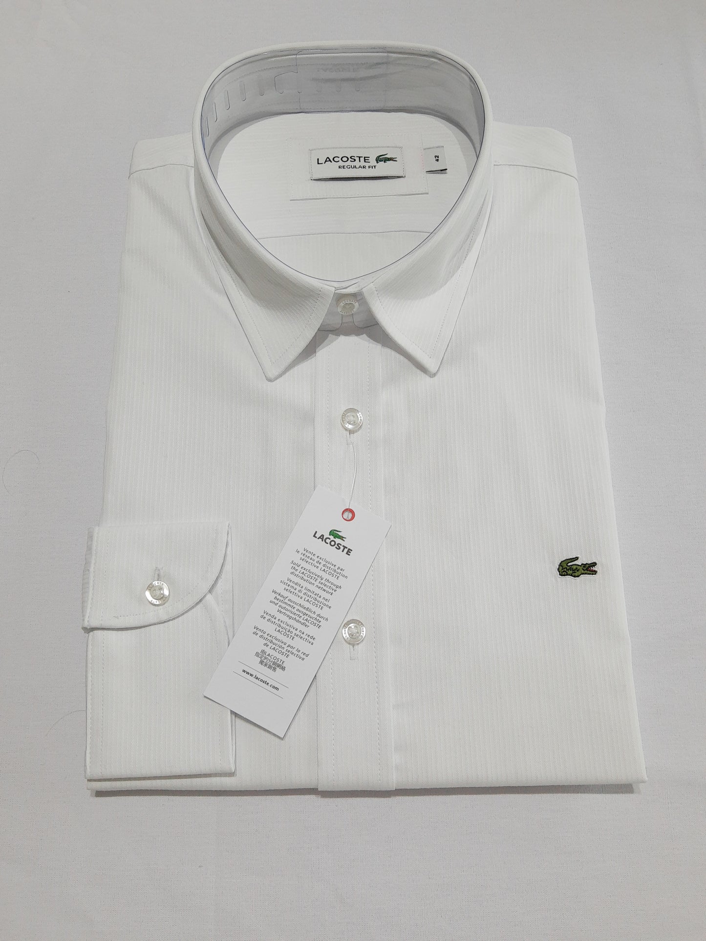 Camisa Lacoste Blanco Regular Fit - CH4867