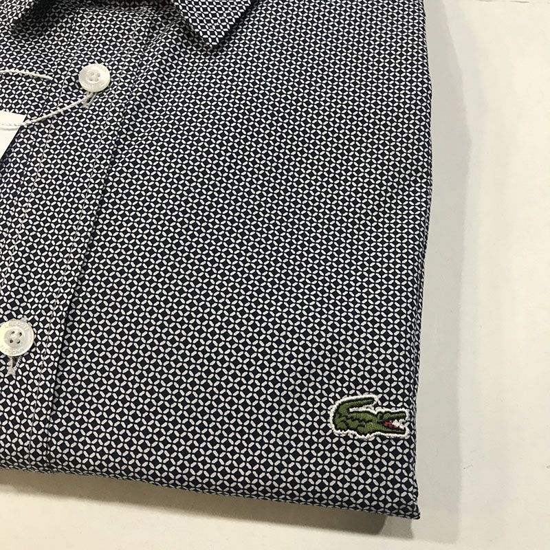 Camisa Lacoste Gris con detalles Regular Fit - CH6287