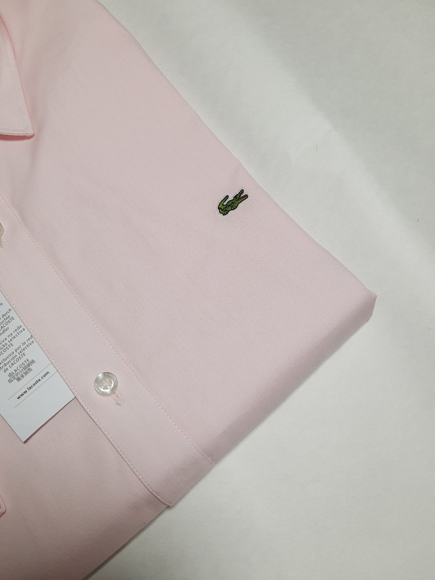 Camisa Lacoste Rosado Regular Fit - CH9081