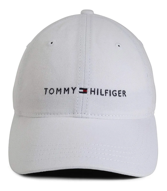 Gorra Tommy Hilfiger Classic Blanca: Estilo Americano Icónico en Algodón Premium