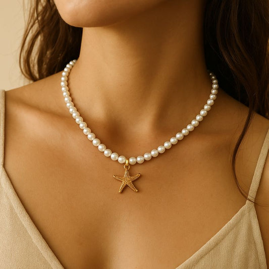 Collar Starfish Pearl by LIRIO