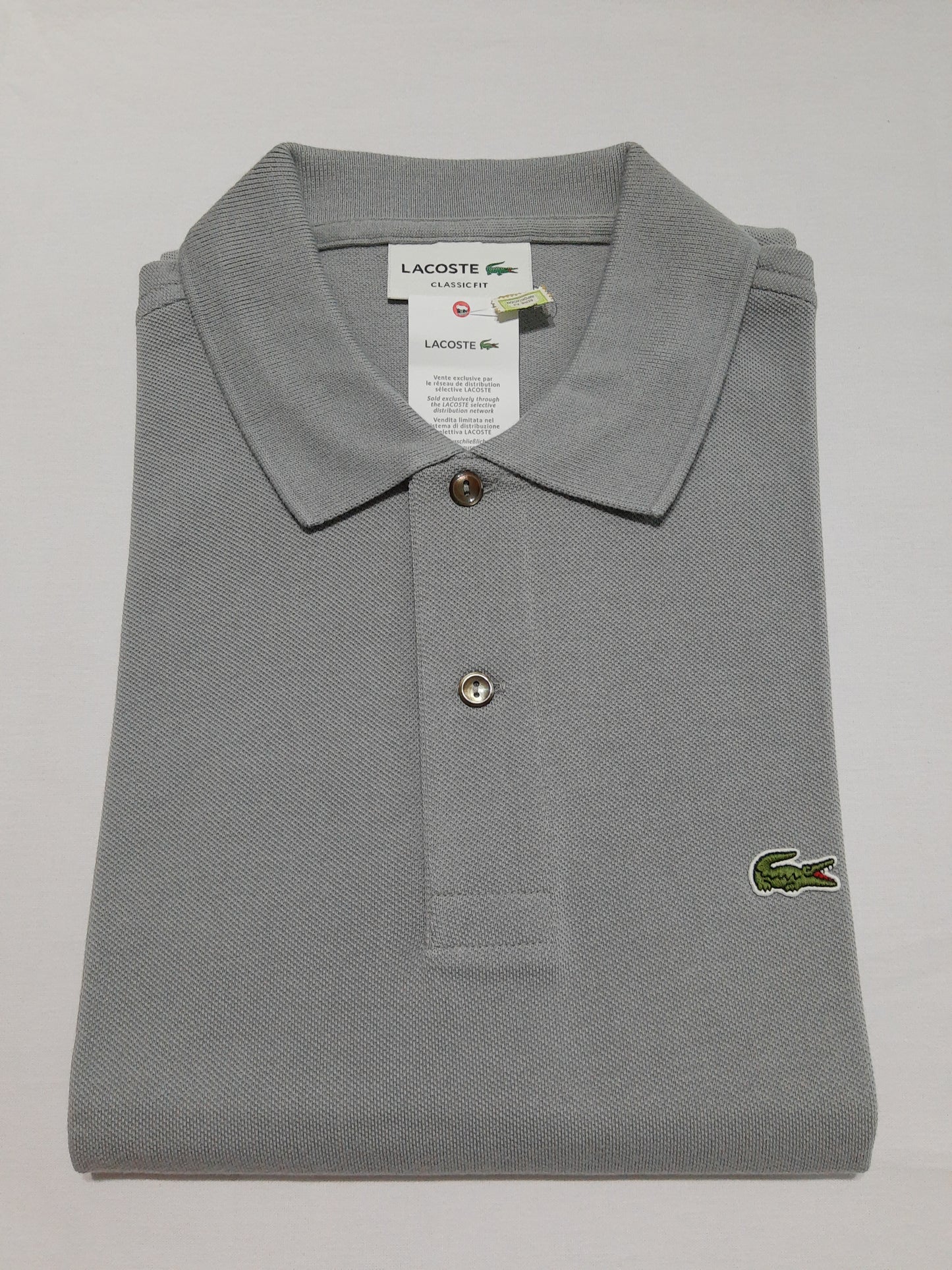 Polo Lacoste Classic Fit – Edición Gris