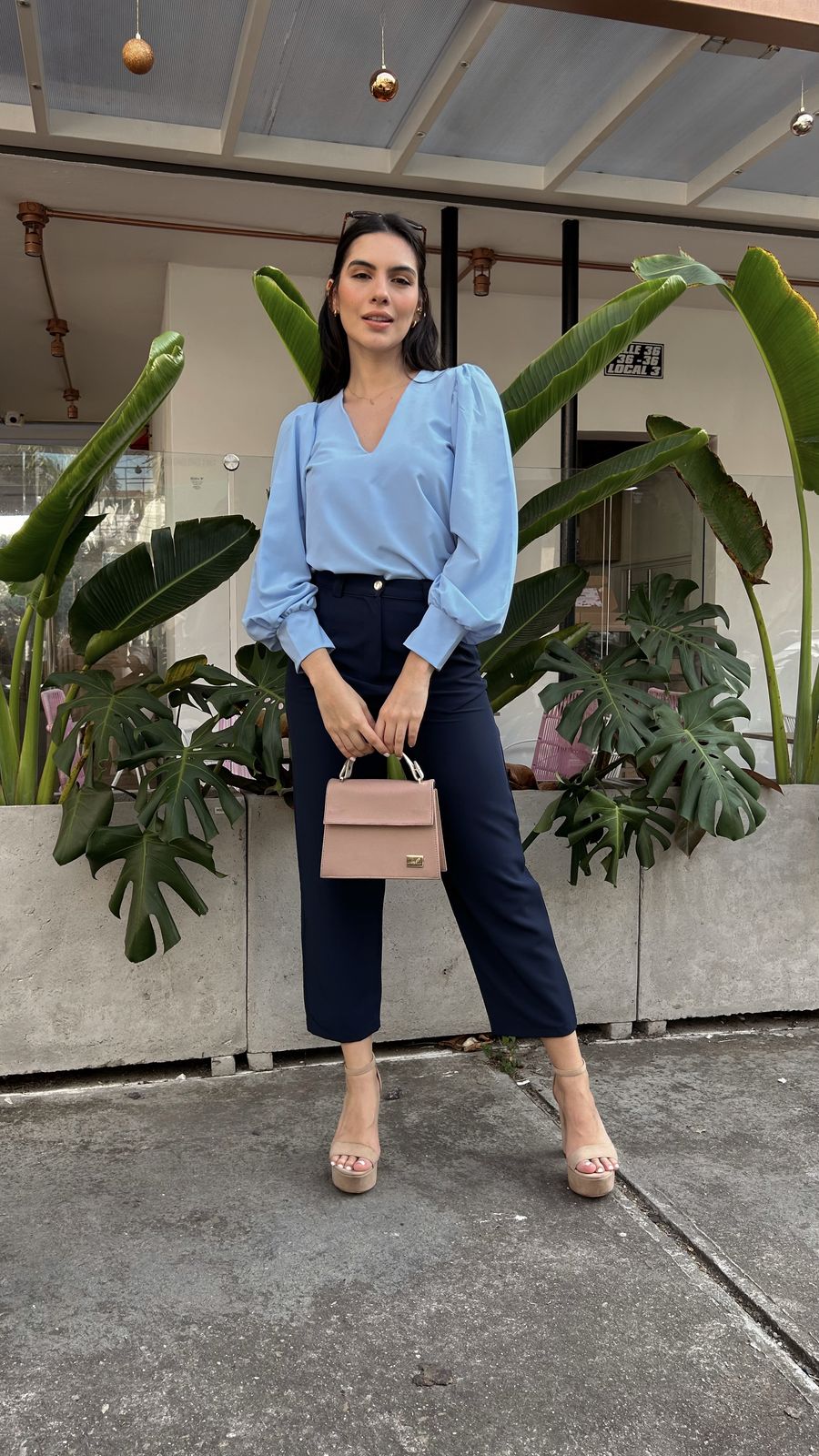 Pantalon By Paola Forero Venecia Azul - BPF008