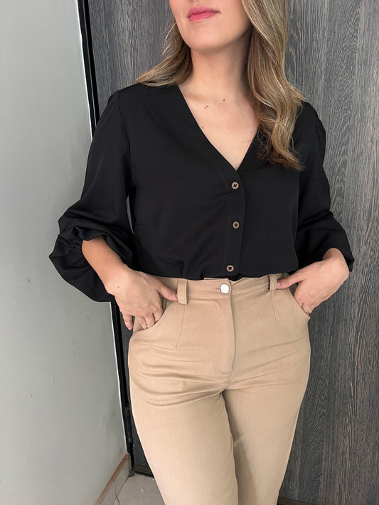 Blusa By Paola Forero Mia Negra BPF029