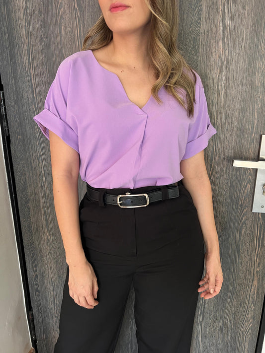 Blusa By Paola Forero Sofia Lila BPF027